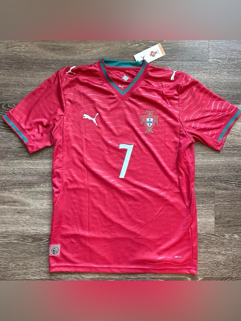 Puma Portugal World Cup 2026 Red Football Soccer Home Jersey Men’s L